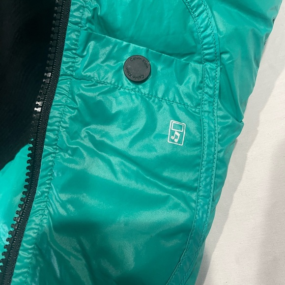 Calvin Klein Casual Wind Resistant placket Green Vest Women’s Size M - Picture 9 of 9